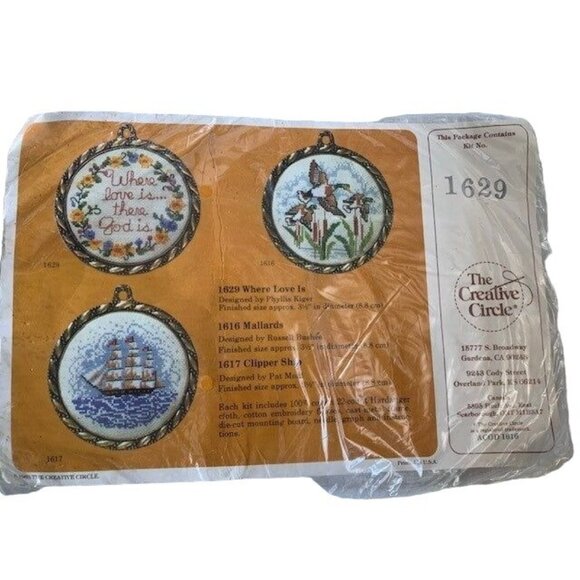 Creative Circle Where Love Is Counted Cross Stitch Kit - New - Picture 7 of 12